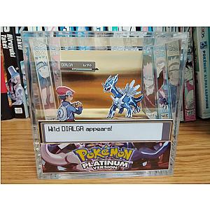 Dialga Encounter, Dialga 3D Diorama Cube, Dialga Handmade Crystal Diorama Cube