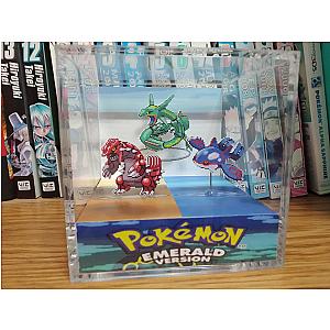 Weather Trio (Rayquaza, Groudon, Kyogre),  Rayquaza, Groudon, Kyogre 3D Diorama Cube