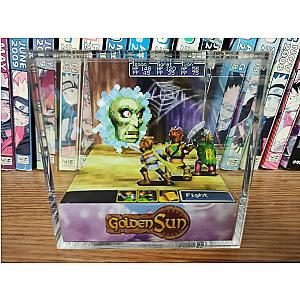 Golden Sun Tret Tree Battle, Golden Sun Tret Boss Battle Encounter 3D Diorama Cube