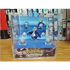 Evolution Empoleon (Platinum), Piplup Prinplup Empoleon 3D Diorama Cube