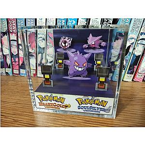 Evolution Gengar (HGSS), Gastly Haunter Gengar 3D Diorama Cube