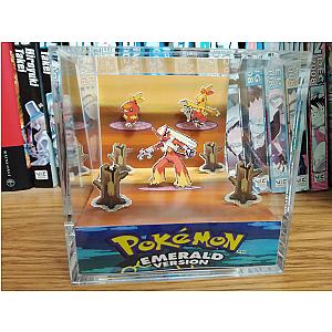 Evolution Blaziken (Emerald), Torchic Combusken Blaziken 3D Diorama Cube