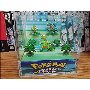 Evolution Sceptile (Emerald), Treecko Grovyle Sceptile 3D Diorama Cube