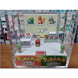 Oak's Lab Starters (Bulbasaur, Squirtle, Charmander), Oak's Lab 3D Diorama Cube