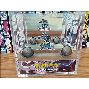 Evolution Lucario (Platinum), Riolu Lucario 3D Diorama Cube