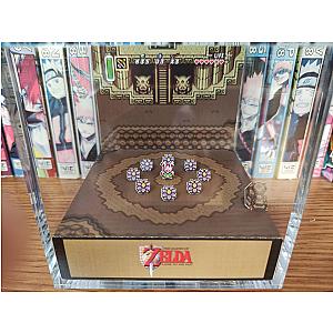 Legend of Zelda Diorama - A Link to the Past (Bunny Link)- Zelda 3D Diorama Cube