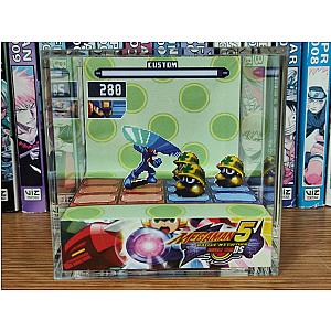 Mega Man Diorama - Mega Man vs Mettaurs (Battle Network), Mega Man 3D Diorama Cube