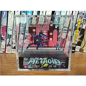 Metroid Fusion Diorama - Samus Aran vs Neo Ridley, Metroid Fusion 3D Diorama Cube