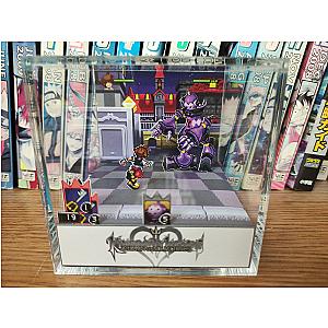 Kingdom Hearts Diorama - Sora vs Guard Armor, Kingdom Hearts 3D Diorama Cube