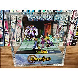 Golden Sun 2 The Lost Age Dullahan Battle, Golden Sun Boss Encounter 3D Diorama Cube