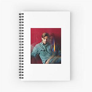 Viggo Mortensen Red Wall Edit Spiral Notebook