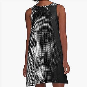 Viggo Mortensen Black & White Painting A-Line Dress