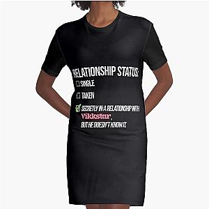 Relationship with Vikkstar Graphic T-Shirt Dress