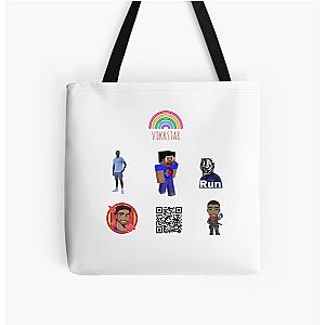 vikkstar sticker pack  All Over Print Tote Bag