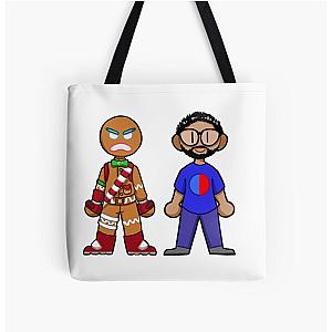 Lazarbeam & Vikkstar All Over Print Tote Bag