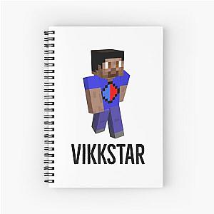 vikkstar minecraft  Spiral Notebook