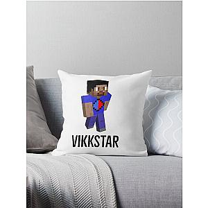 vikkstar minecraft  Throw Pillow