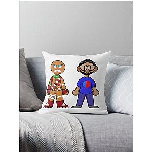 Lazarbeam & Vikkstar Throw Pillow