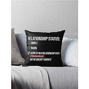 Relationship with Vikkstar Throw Pillow