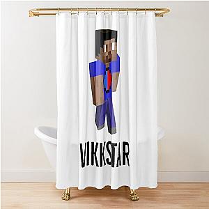 vikkstar minecraft  Shower Curtain