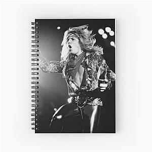 Vince Neil - BW Photograph Spiral Notebook