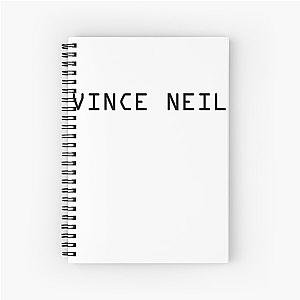 Vince Neil logo Spiral Notebook