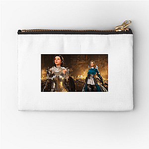 Defy. Destroy. Repeat. Vindictus Defying Fate Zipper Pouches