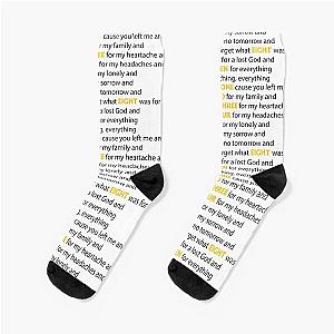 Violent Femmes - KISS OFF (black) Socks