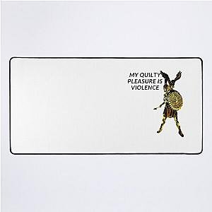 Guilty Pleasure Quotes - athena greek goddes - violent femmes Desk Mat