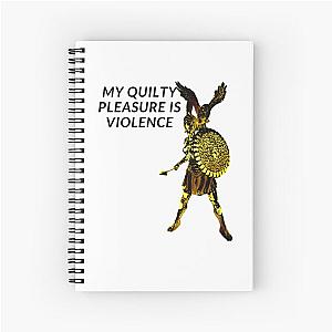 Guilty Pleasure Quotes - athena greek goddes - violent femmes Spiral Notebook