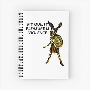 Guilty Pleasure Quotes - athena greek goddes - violent femmes Spiral Notebook