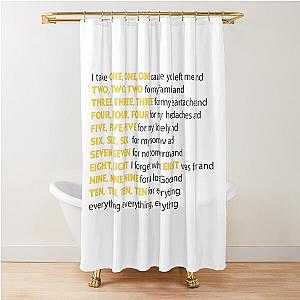 Violent Femmes - KISS OFF (black) Shower Curtain