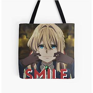 Violet Evergarden Smile All Over Print Tote Bag