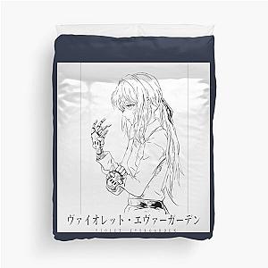 Violet Evergarden  Violet Mono Duvet Cover