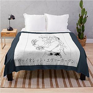 Violet Evergarden  Violet Mono Throw Blanket