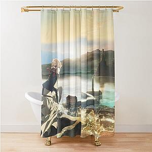 Violet Evergarden - Cover image Shower Curtain