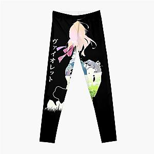 Violet Evergarden Elegance in Animation Leggings