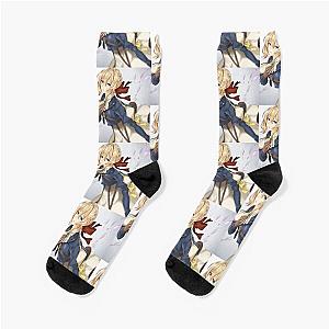 Violet Evergarden Art Poster Socks