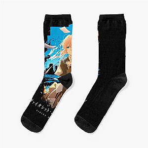 Violet Evergarden Healing Through Words Socks