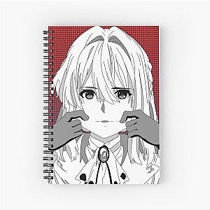 Violet evergarden smiling Spiral Notebook