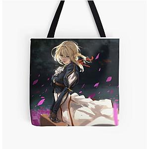 Violet Evergarden - 5 All Over Print Tote Bag RB0407