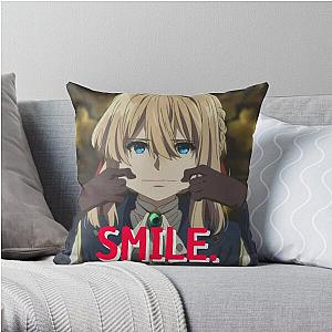 Violet Evergarden Smile Throw Pillow RB0407