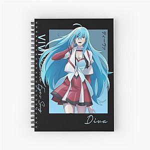 Vivy Fluorite Eye's Song Diva Girl Spiral Notebook