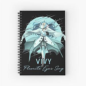 Vivy Fluorite Eye's Song Blue Circle Art Spiral Notebook