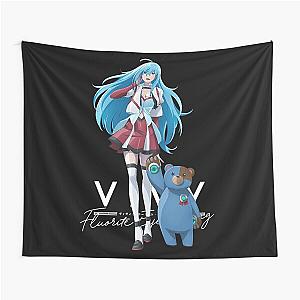 Vivy And Cute Bear Tapestry