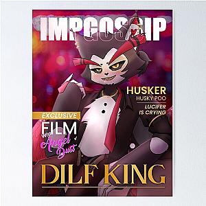 Magazine Cover Hazbin Hotel Husk Poster