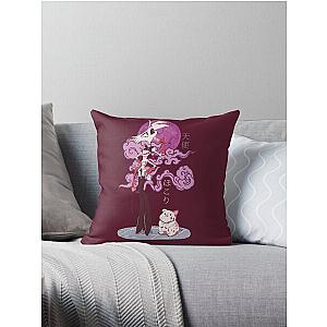 Angel Dust Pet - Hazbin Hotel Throw Pillow