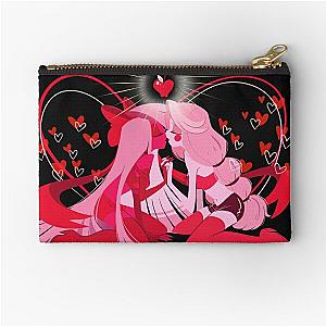 Vaggie and Charlie Valentines Day - Helluva Boss Zipper Pouch