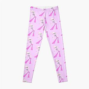 Angel Dust Hazbin Hotel Sticker Leggings