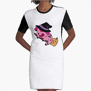 Vivziepop Merch Witch Fat Nuggets Graphic T-Shirt Dress